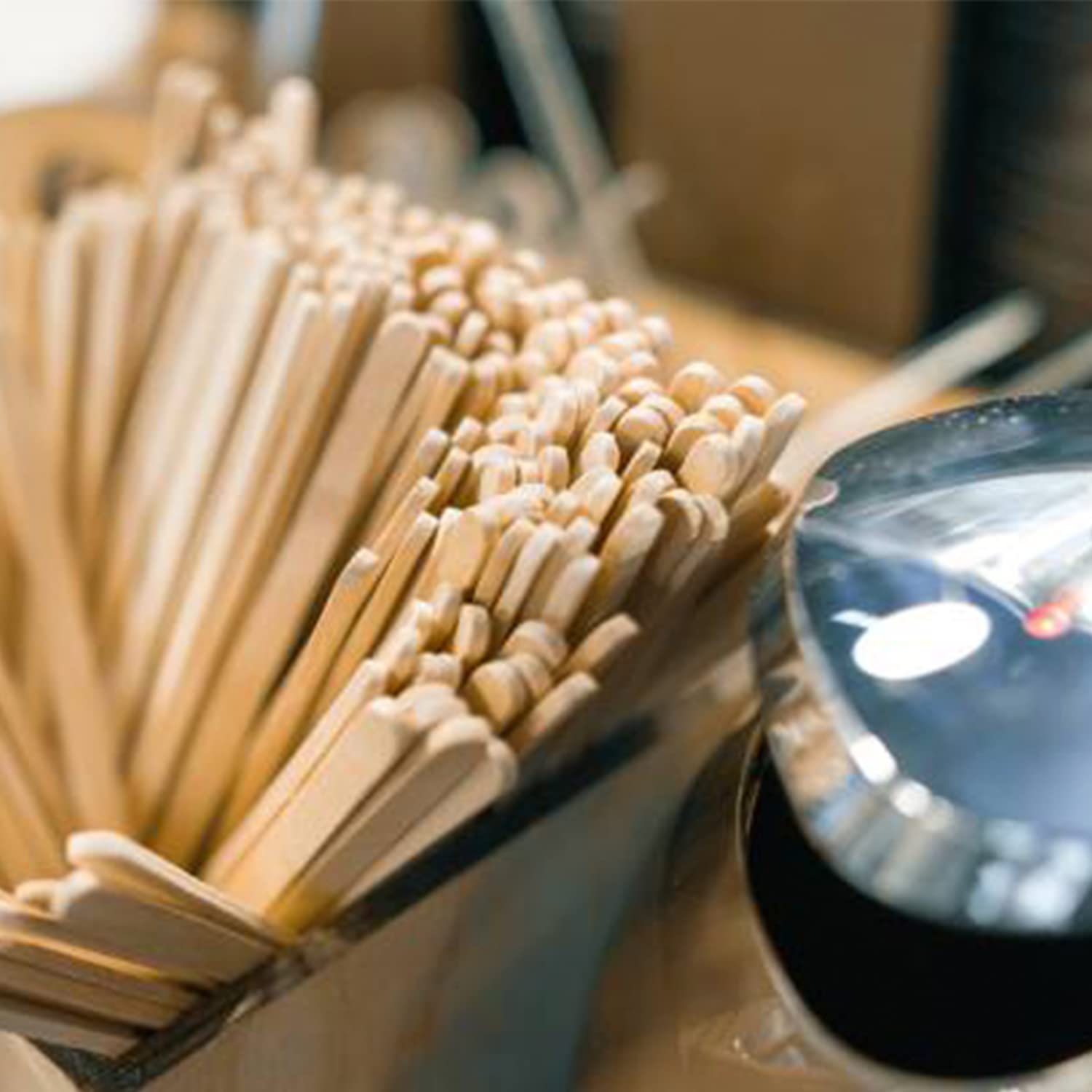 WANKEYI palitos para casa y bar, madera, aptos para uso diario.