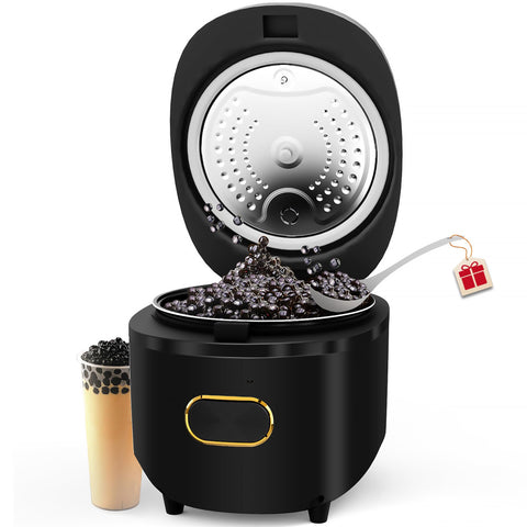 WantJoin Boba Maker: olla antiadherente para perlas, facilita cocción.