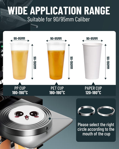 WantJoin: sellado de vasos 90-95 mm con cierre hermético y fiable