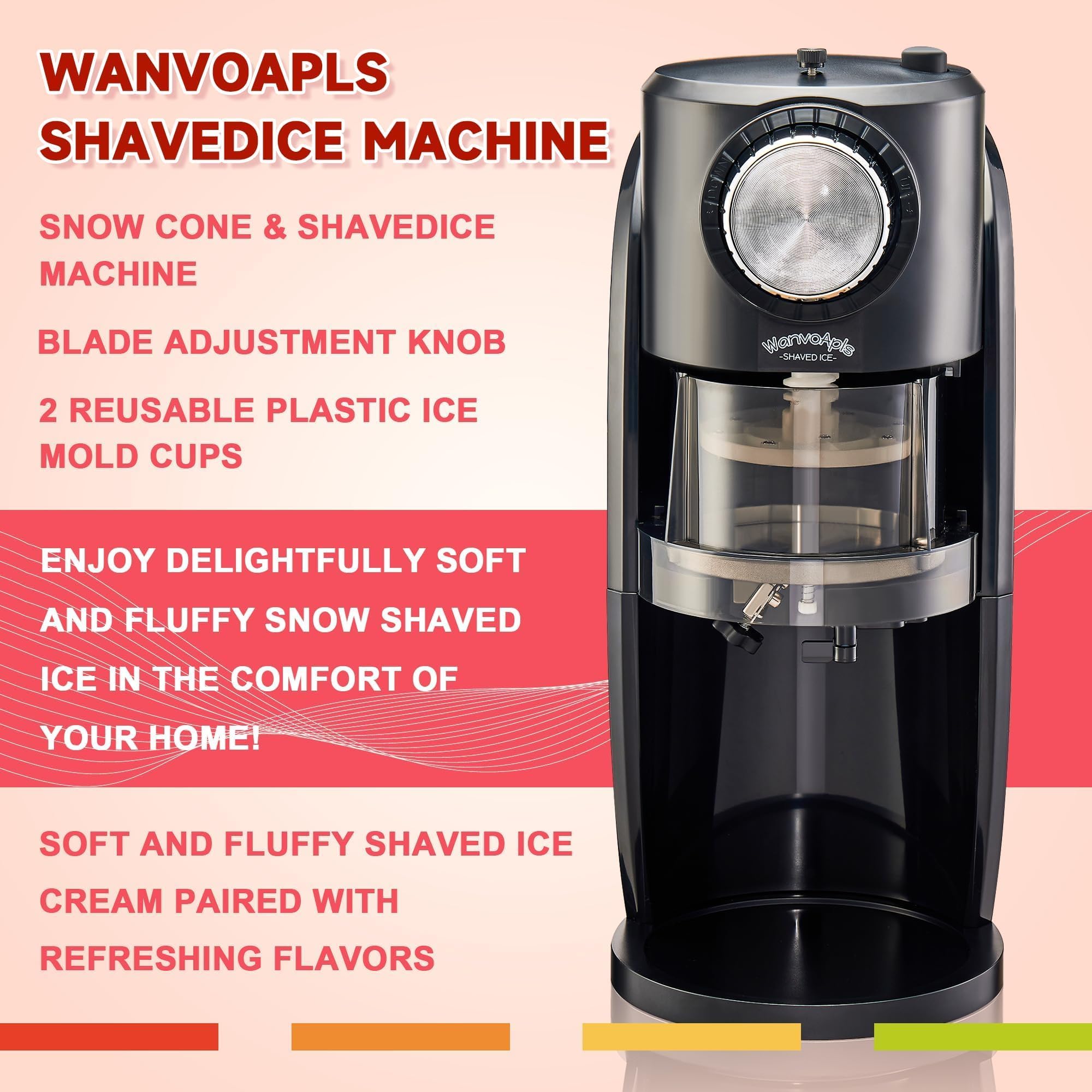 Wanvoapls ajuste-grosor-nieve para copos finos o gruesos en bebidas.