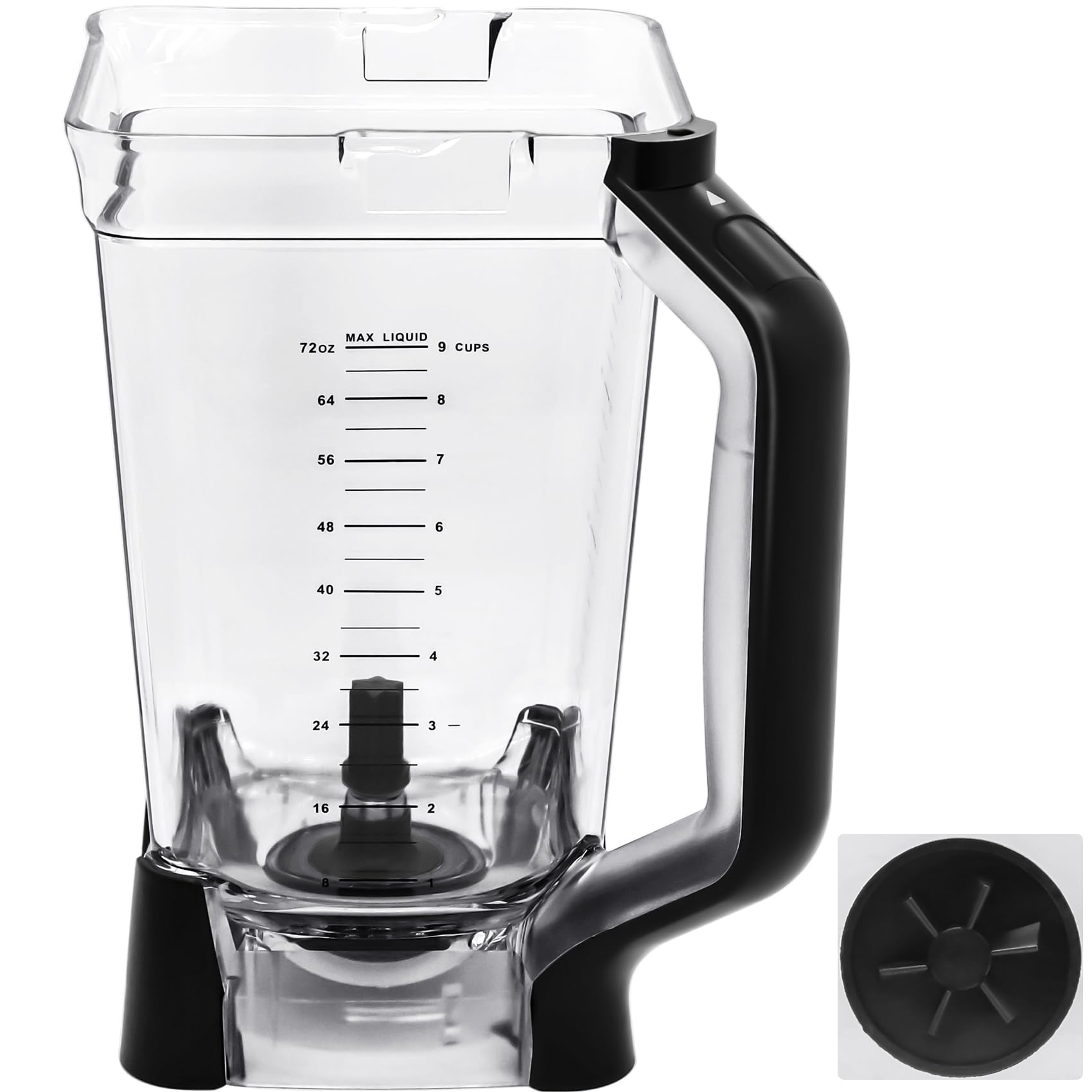 WARDFYT repuesto de jarra 72oz XL para Ninja, compatibilidad fiable con BL610.