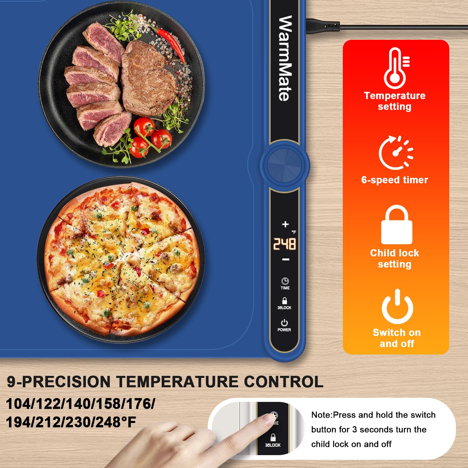 Diseño enrollable de WarmMate para almacenamiento y transporte