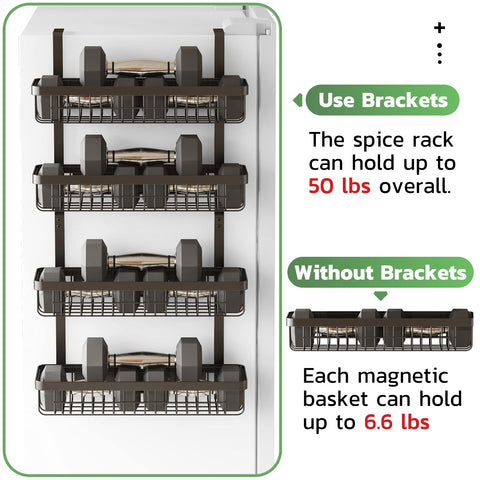Warome ganchos magneticos utiles para utensilios, organizacion al alcance