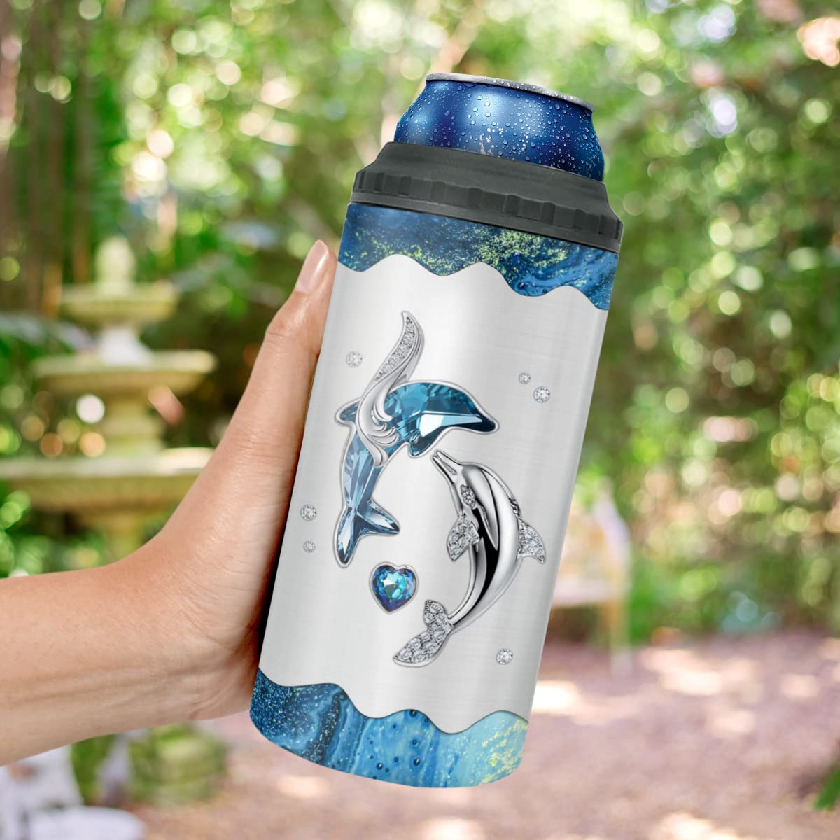 Regalo Wassmin Delfín Tumbler, perfecto para cumpleaños y fiestas