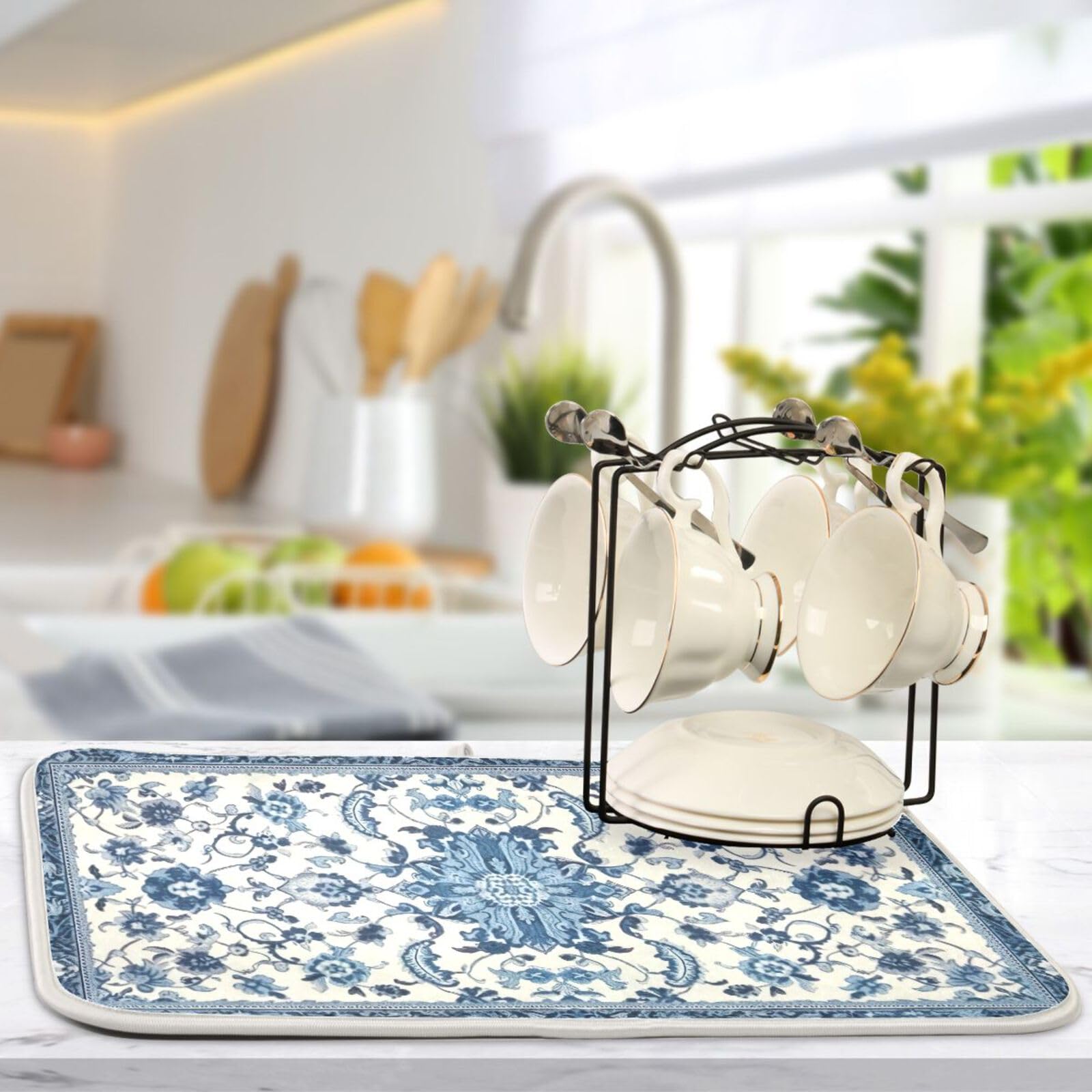 Wassud tapete secado platos multifuncional para cocina