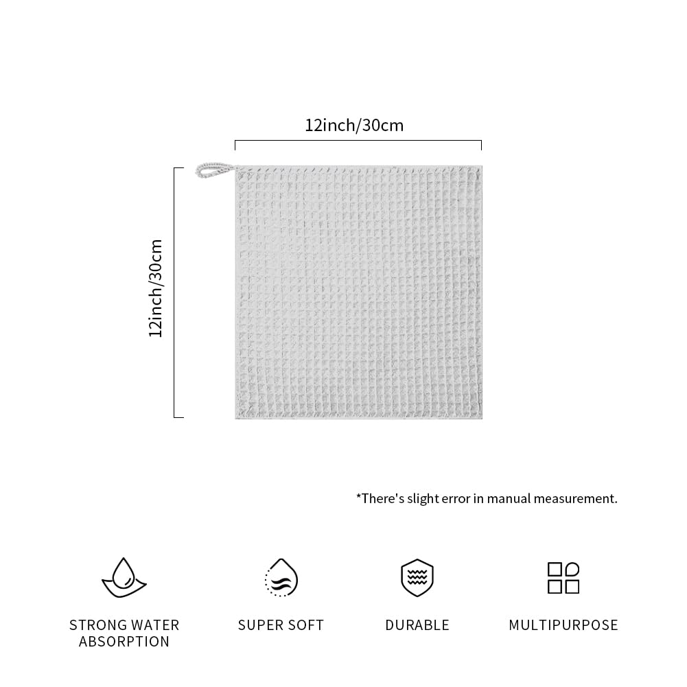 Watchget Barista Micro Cloth con diseño waffle para secado rápido y suave.