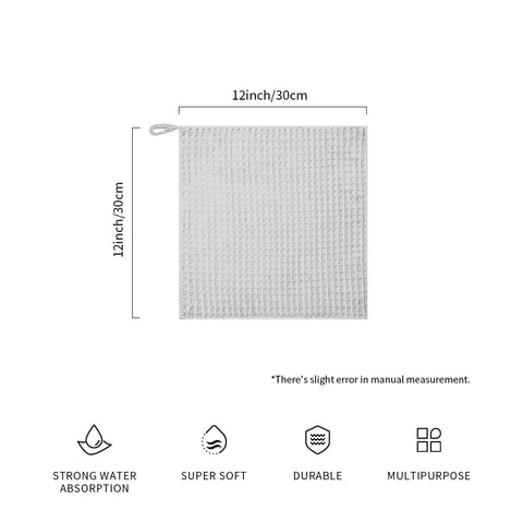 Watchget Barista Micro Cloth con diseño waffle para secado rápido y suave.