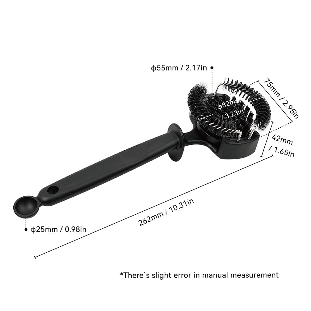 watchget cepillo 360 grados para cabezal espresso alcanza rincones