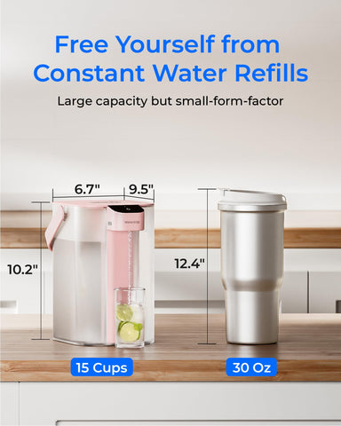 Waterdrop batería recargable con 30 días de uso.