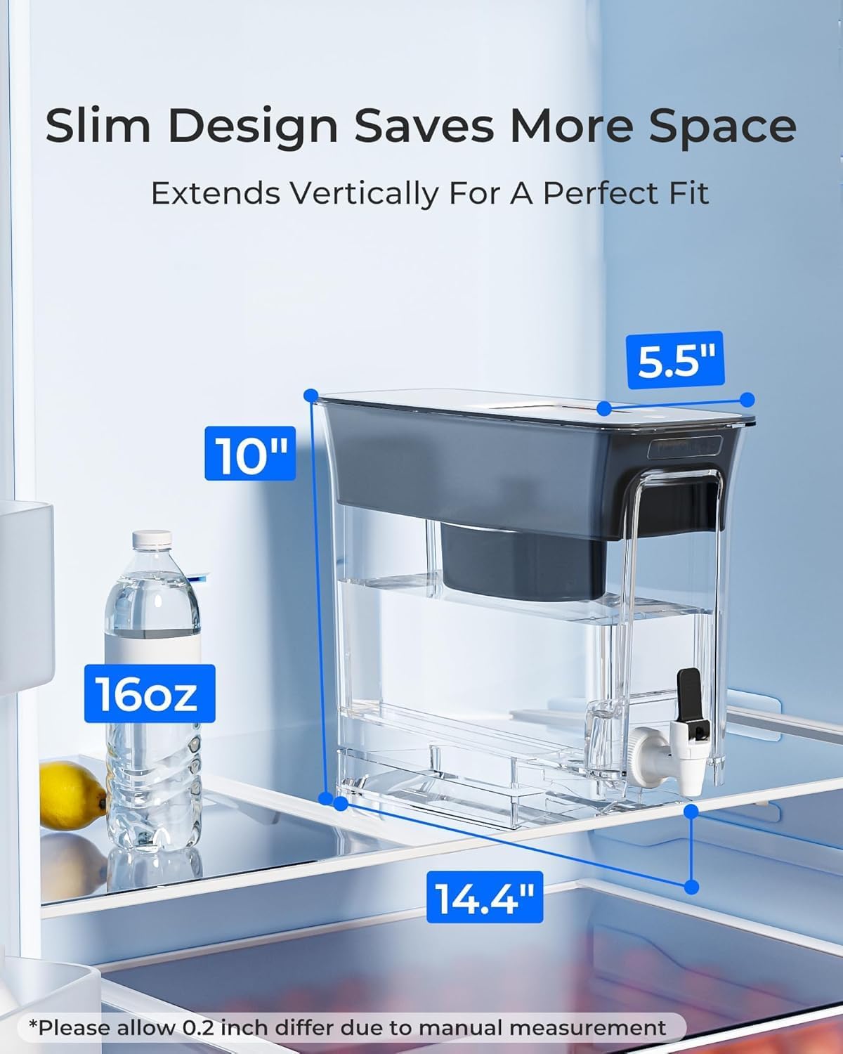 Waterdrop dispensador de 200 galones, ideal para familias