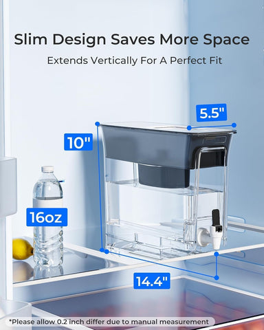 Waterdrop dispensador de 200 galones, ideal para familias