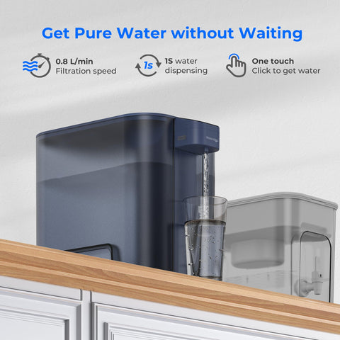 Waterdrop capacidad de 200 galones para familias y oficinas