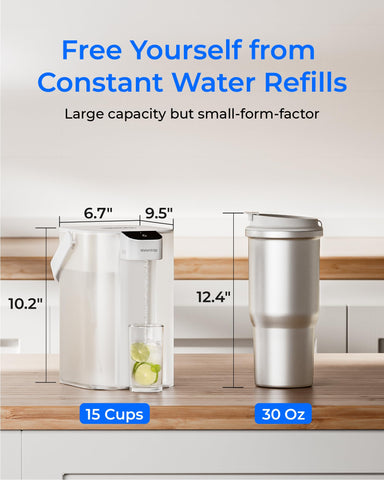 Waterdrop diseño moderno ideal para encimeras de cocina.