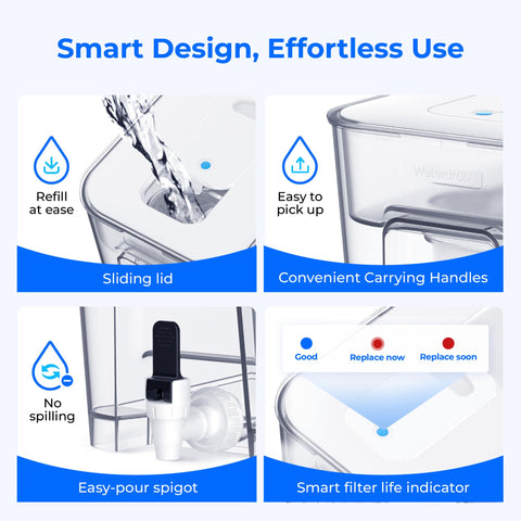 Diseño moderno de Waterdrop para hogar u oficina