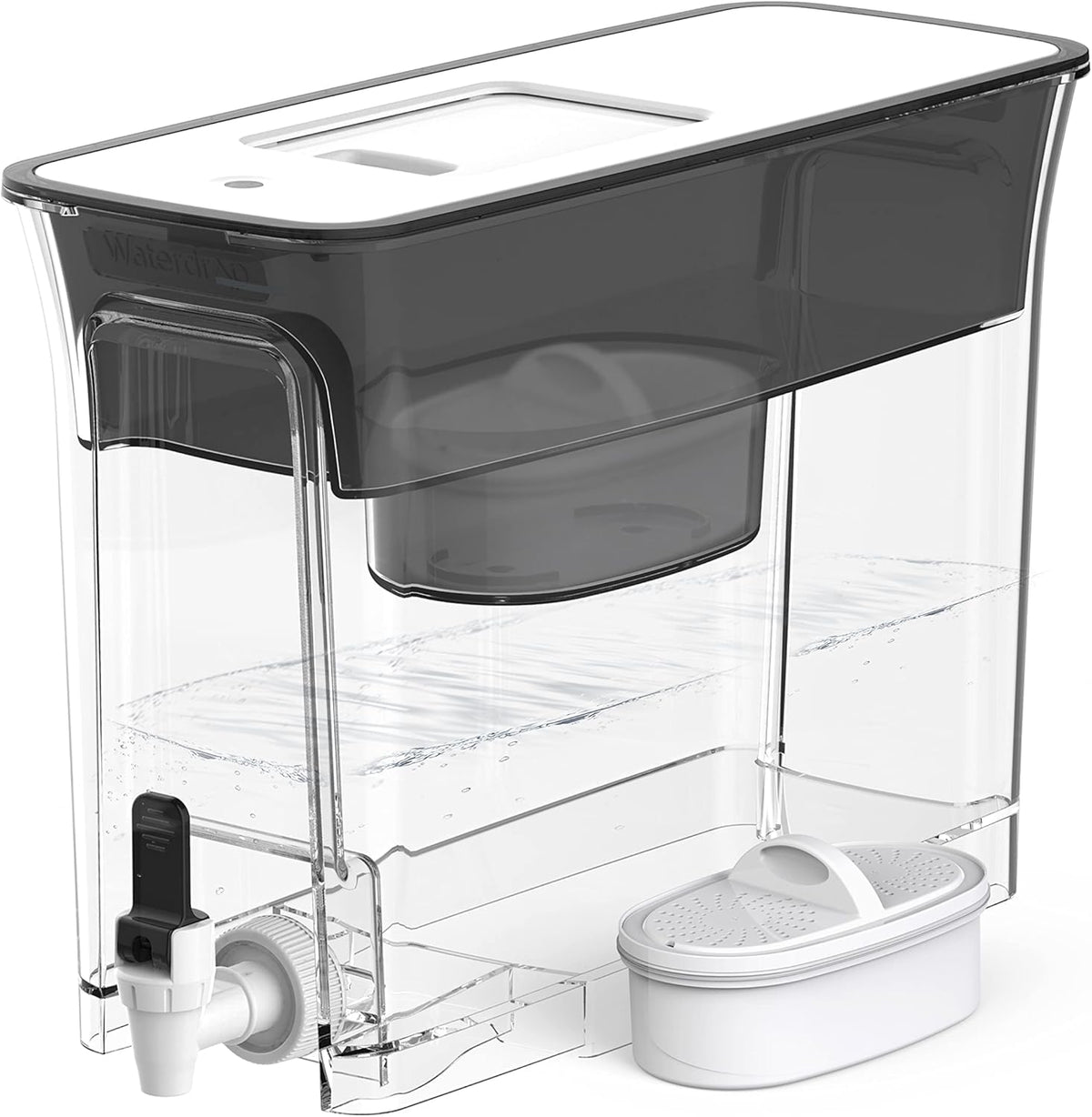 Waterdrop dispensador Delgado 35 tazas para uso diario con filtración