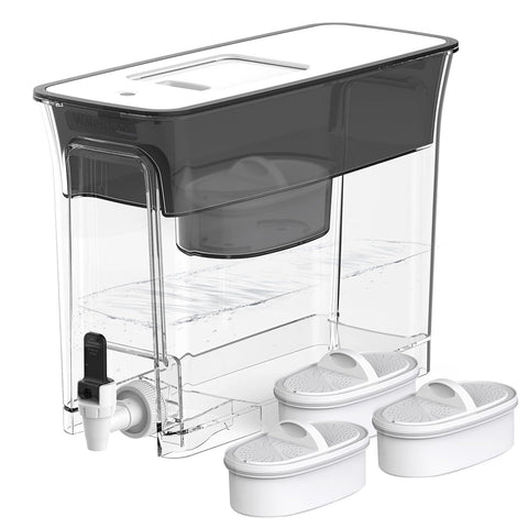 Waterdrop dispensador filtrante 35 tazas negro, ideal para beber agua fresca en casa