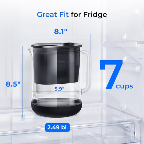 Waterdrop mantiene filtración hasta 100 galones para uso prolongado