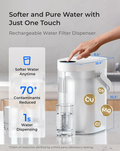 Waterdrop filtración 5 etapas reduce 70+ contaminantes para agua más limpia.