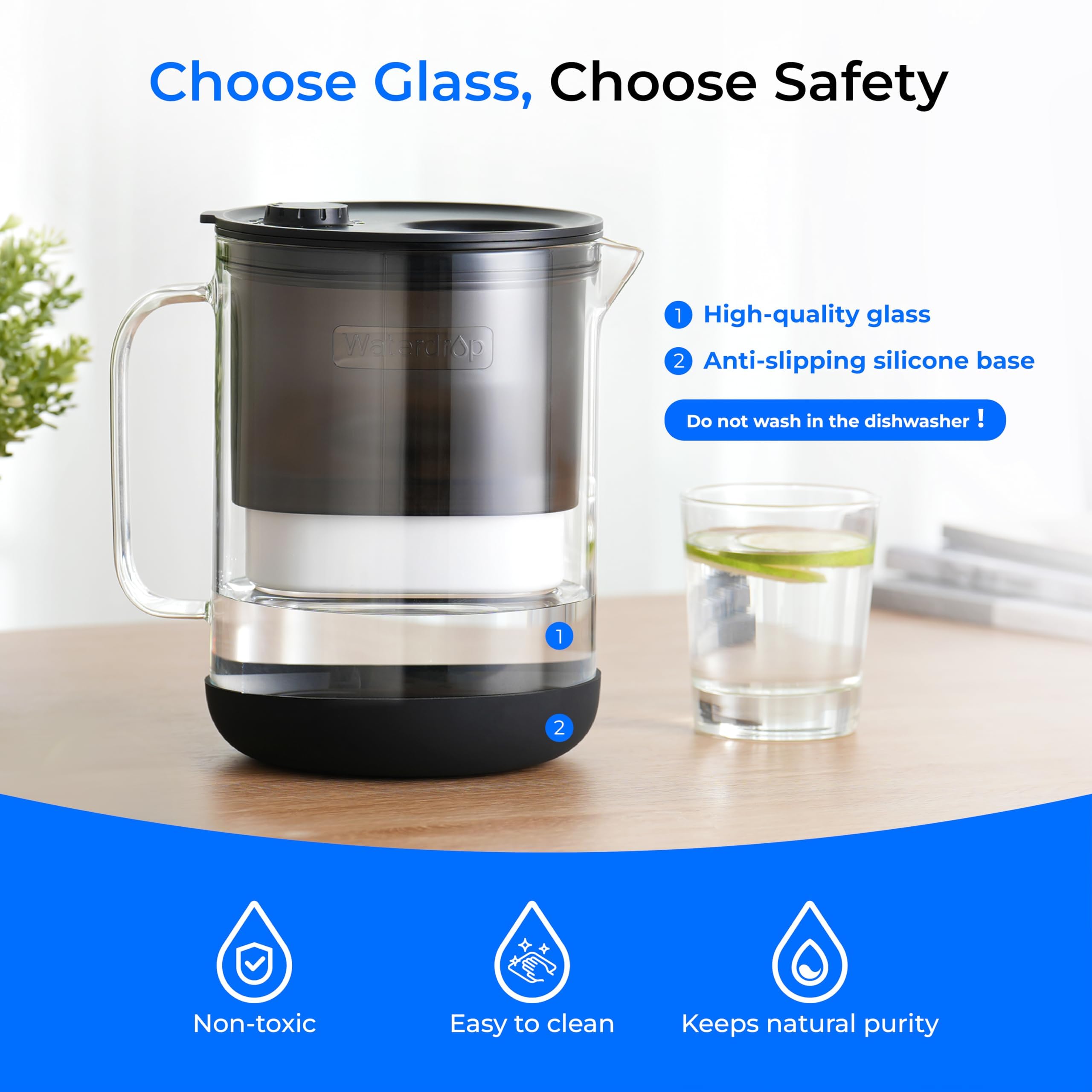 Waterdrop filtración de 5 etapas reduce cloro y olores para agua más fresca