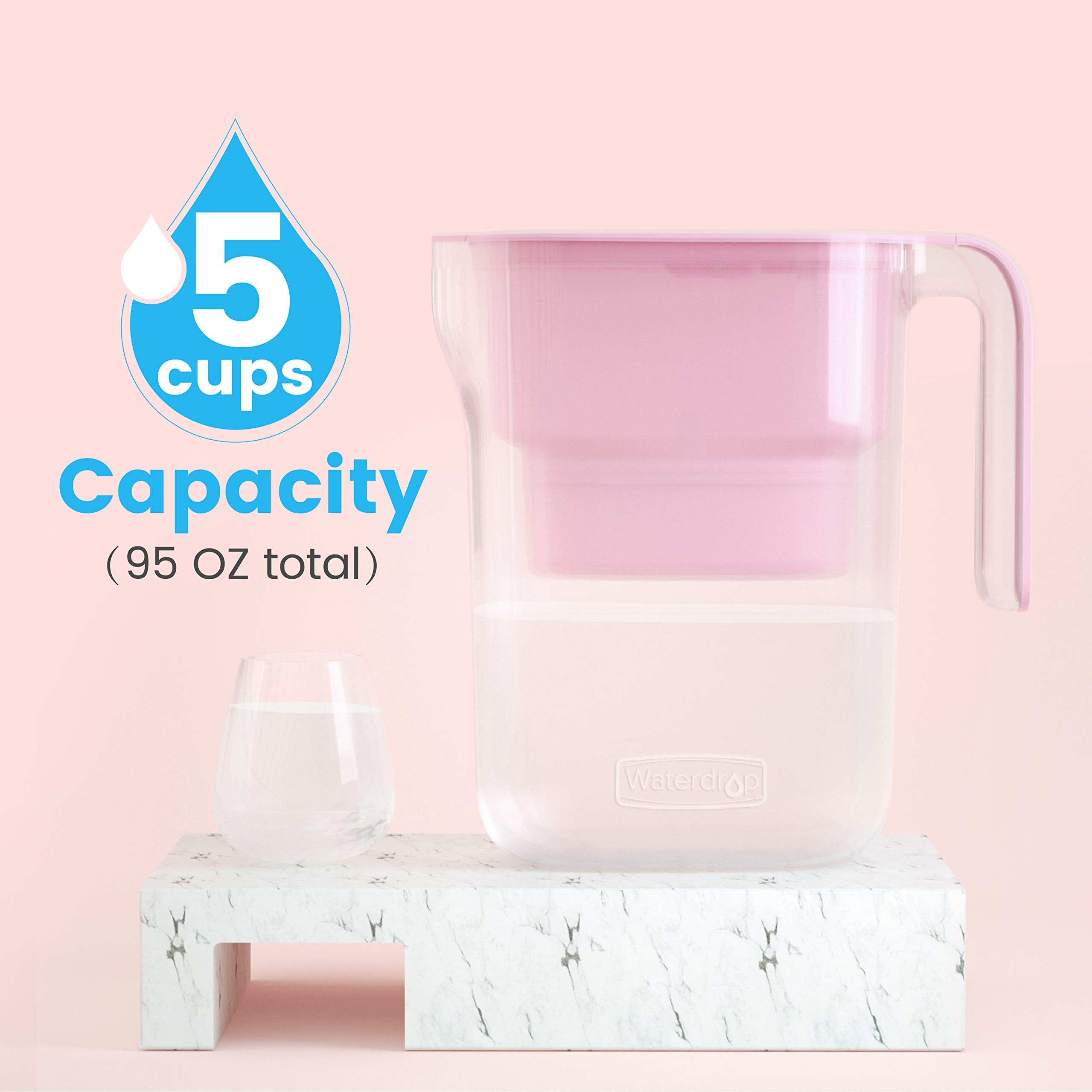 Waterdrop Filtro WD-PF-01A de repuesto para mejorar la calidad del agua.