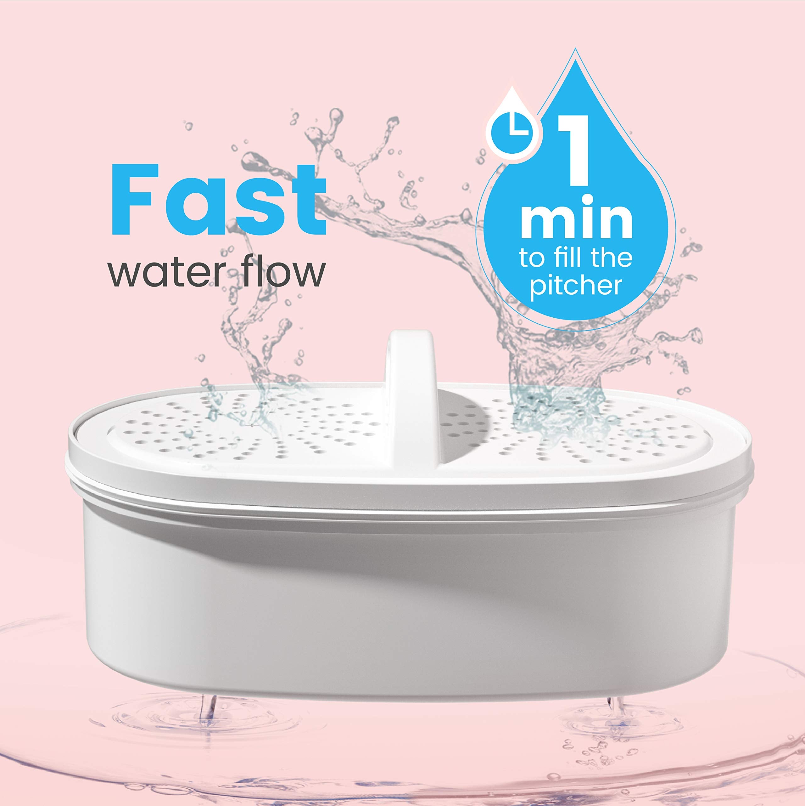 Waterdrop Filtros de repuesto WD-PF-01A para mantenimiento continuo.