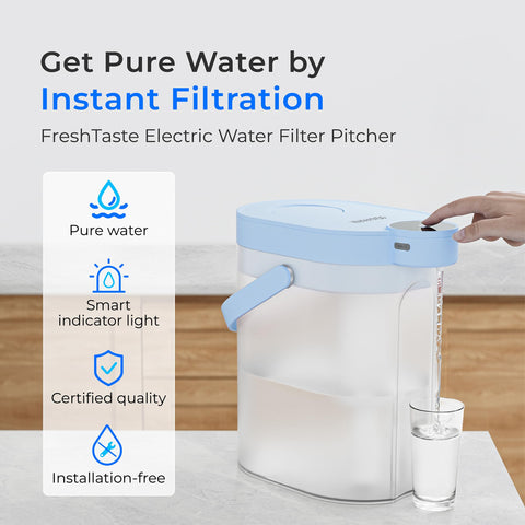 Waterdrop FreshTaste Dispensador eléctrico para uso diario con purificación rápida