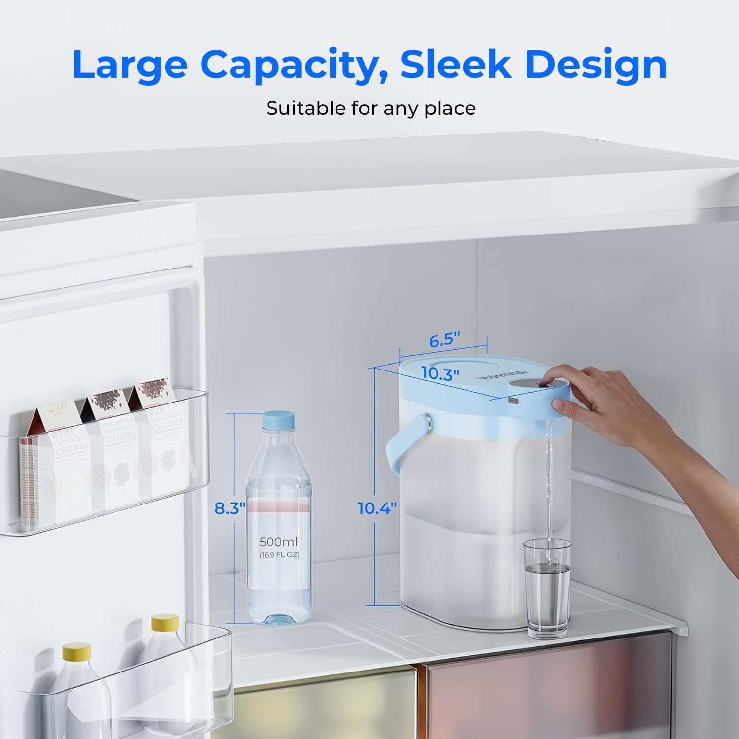 Waterdrop FreshTaste Dispensador portátil para compartir agua filtrada