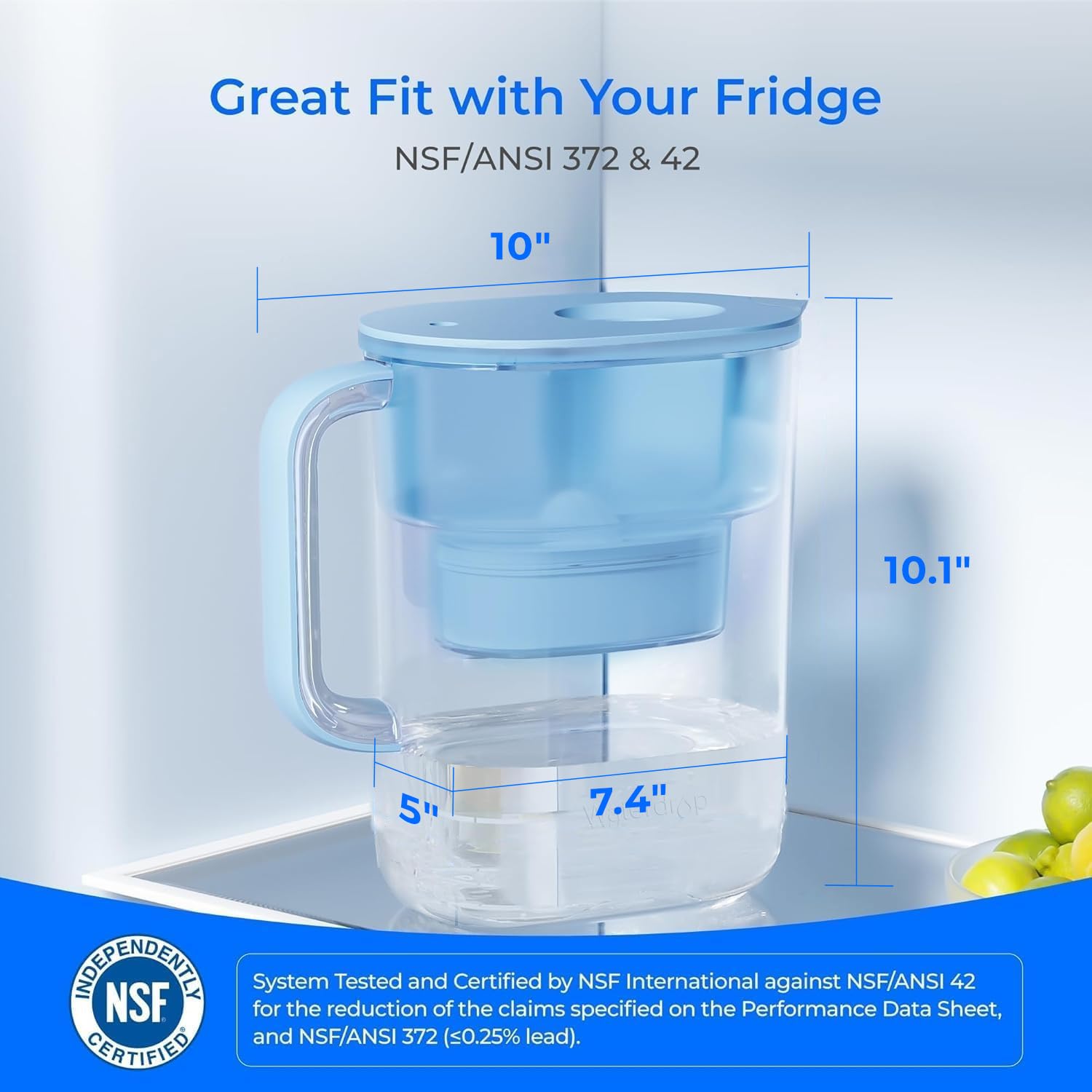 Waterdrop indicador inteligente muestra el estado del filtro para mayor tranquilidad