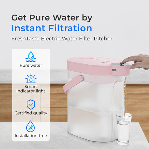 Waterdrop interfaz de usuario con botón para control sencillo.