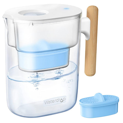 Waterdrop jarra filtrante alcalina de 10 tazas para agua más limpia.