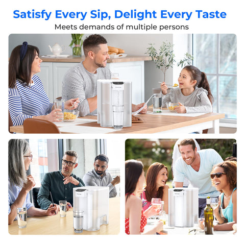 Waterdrop no reduce TDS, agua fresca sin cambios innecesarios.