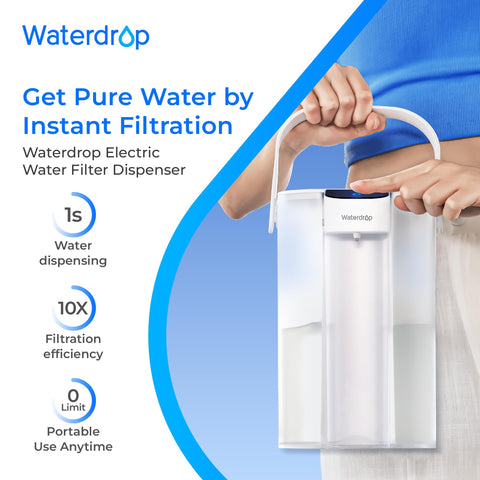 Waterdrop salida de agua instantánea para beber sin esperas.