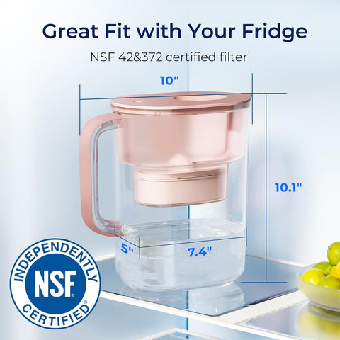 Waterdrop con tapa manos libres para rellenar con higiene.
