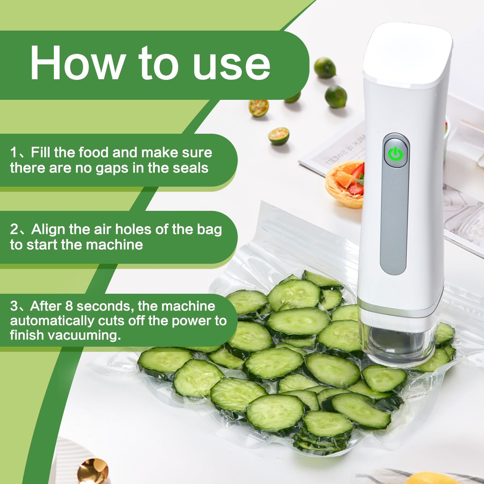 WaterElfo Carga Type-C para uso continuo sin cables durante la cocina.