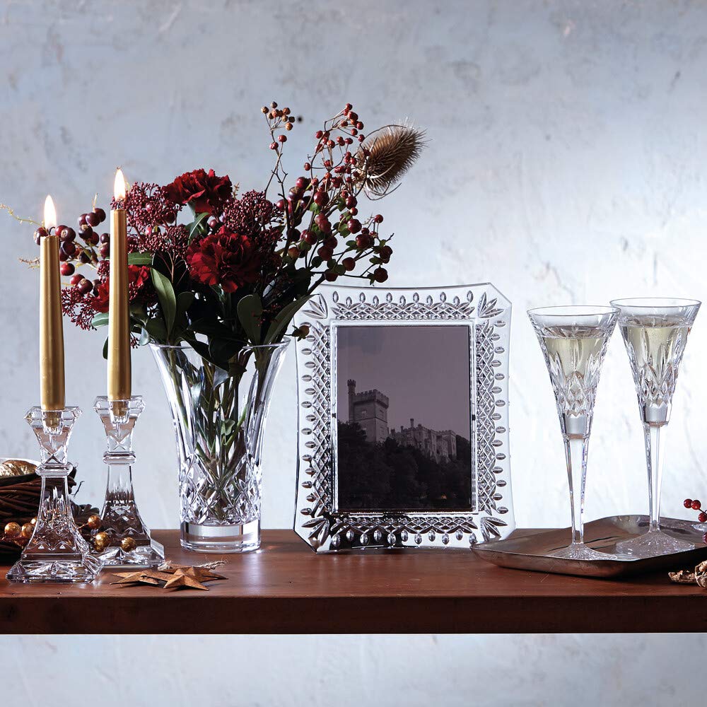 Cristal Waterford Lismore, detalle de diamantes para un brillo lujoso y elegante.