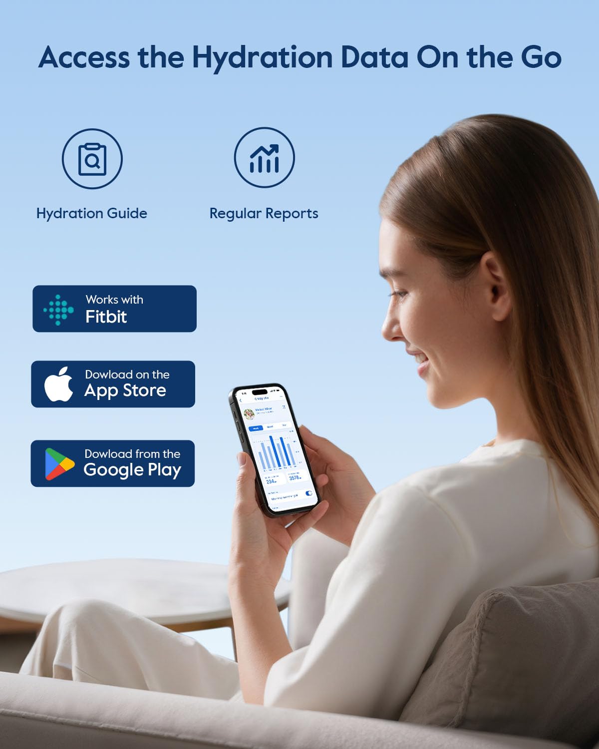 WaterH Boost, aplicación de seguimiento de hidratación para niños y familias.
