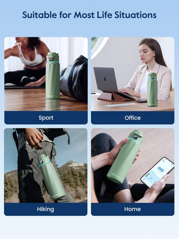 WaterH BOOST uso-en-gimnasio-oficina para mantenerse hidratado.