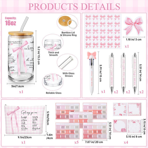 Neceser Watersay rosa con lazo, práctico para cosméticos y artículos pequeños
