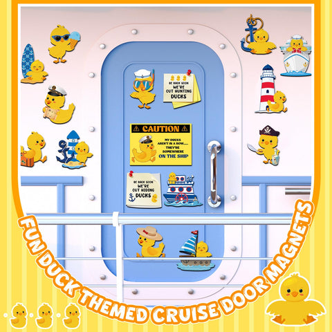 Watersay pato-crucero-anillo: decoración atractiva para la puerta de cabina.