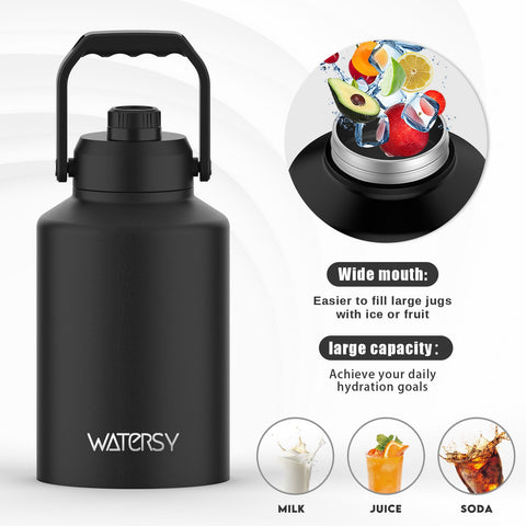 Tapa con sello de silicona de la botella WATERSY a prueba de fugas
