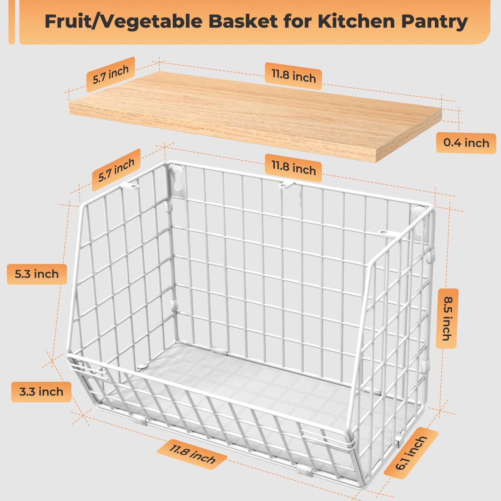 Encimera u pared: solución diaria para frutas y verduras con Wawocs