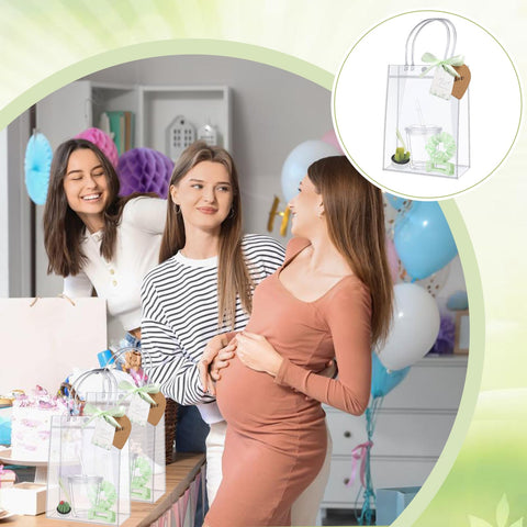 WAYASDCU bolsas transparentes de PVC para regalos y muestras