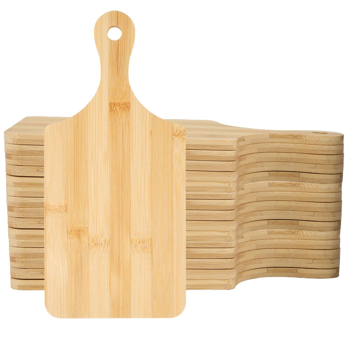 WAYASDCU pack 25 tablas mini para servir aperitivos y regalos.