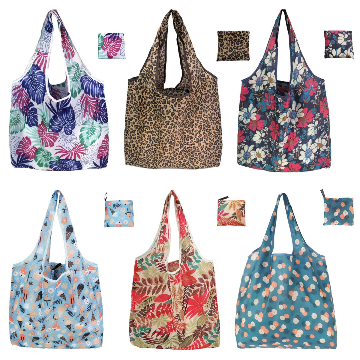 WAYRUIGD bolsas de compra con diseño lindo, ideales para uso diario.