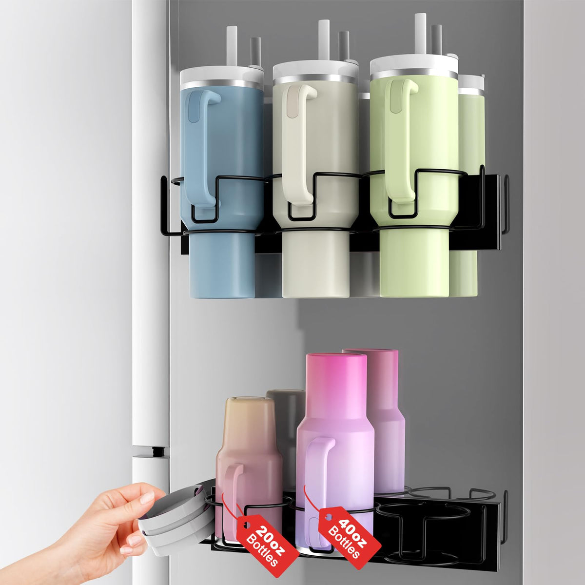 Waysse porta-tazas Stanley 30 onzas/40 onzas magnético para ordenar en la cocina