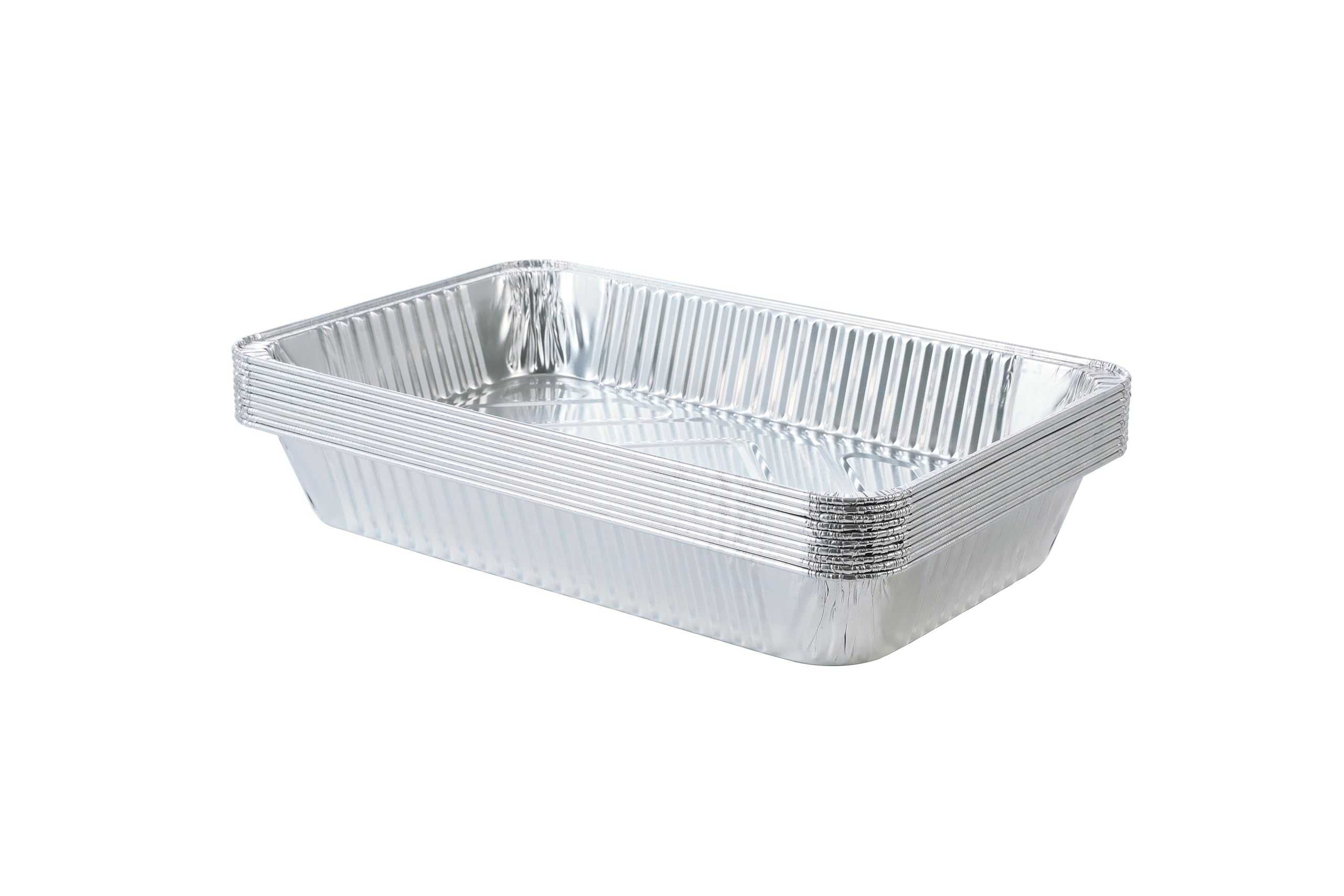Waytiffer bandeja rectangular de aluminio, grosor extra para horneado uniforme.