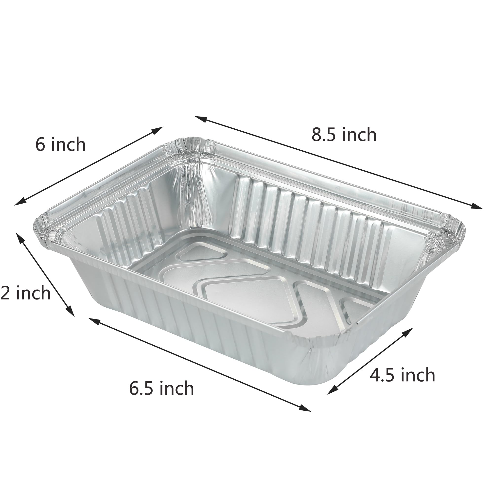 Waytiffer bandejas de aluminio con alta conductividad térmica para hornear y recalentar.