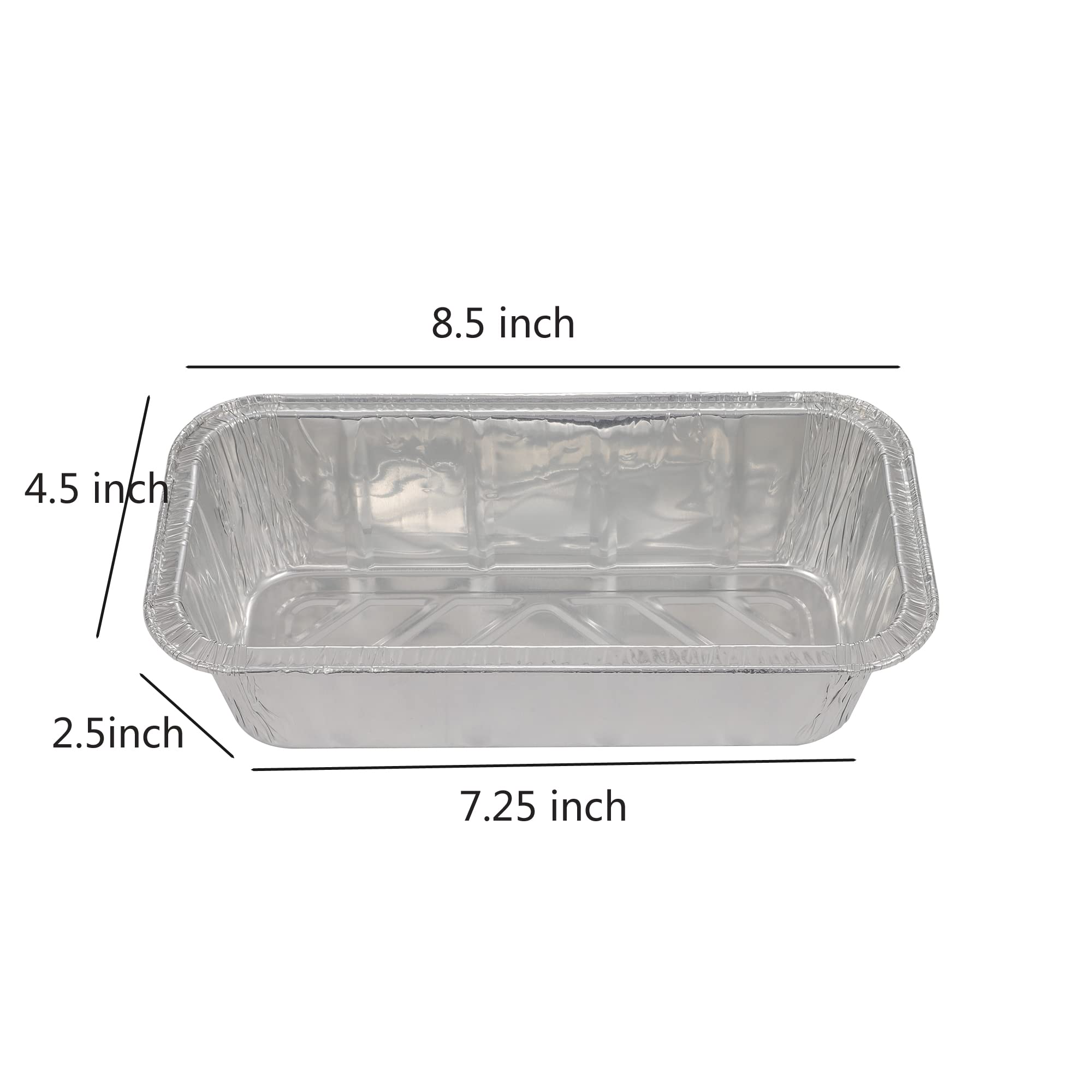 Juego Waytiffer pack 25 bandejas aluminio desechables para hornear y servir