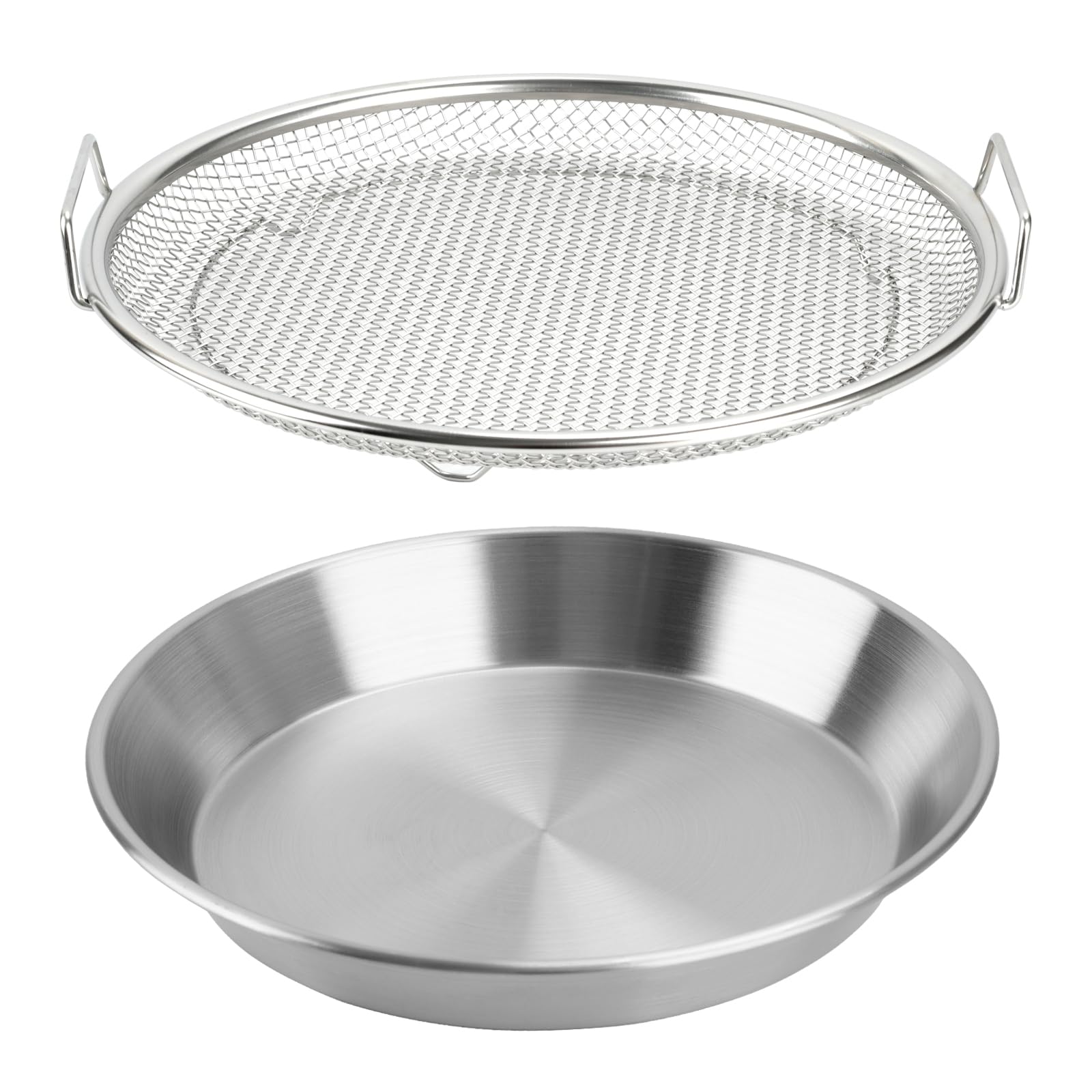 WBJKZJD Bandeja filtrante de aceite con malla de acero inoxidable para escurrir frituras