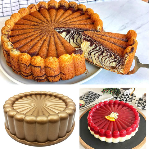 WBJKZJD Charlotte: uso versátil para repostería casera y celebraciones